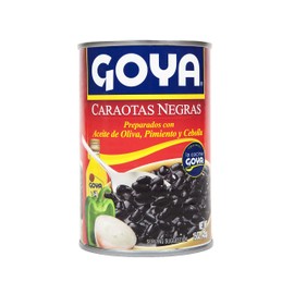 Goya Black Canned Beans in Sauce (Caraotas), 425g (Pack of 1)