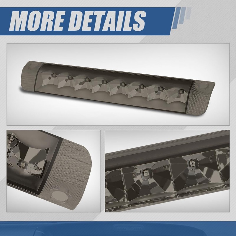 Auto Dynasty Full LED 3rd Third Brake Light Compatible with