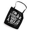 I’m Socially Exhausted Already Funny Introvert Quote Tote Bag