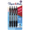 Paper Mate Profile Retractable Ballpoint Pen, Bold Point, Translucent Barrel,