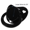 CutiePlusU Adult Size Pacifier Large Shield 3 Pack - Black