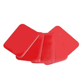EBTOOLS Almohadillas Adhesivas para Montaje en Dashcam, 5 Pegatinas Cuadradas de Doble Cara a Prueba de Calor, Potente Unión para Montaje de Cámara en el Tablero del Parabrisas, con (30mm*40mm)