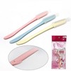 Niken Straight Eyebrow Razor 3p Portable Eyebrow Trimmer Shaper Trimming 2ea