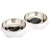 Design Feeding Bowl for Cats with Stainless Steel Inserts (2