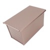 Loaf Pan with Lid for Baking Bread Nonstick Corrugated Steel