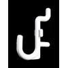 JSP Manufacturing Peg Board Non-Locking Plastic J Hook Style Hooks