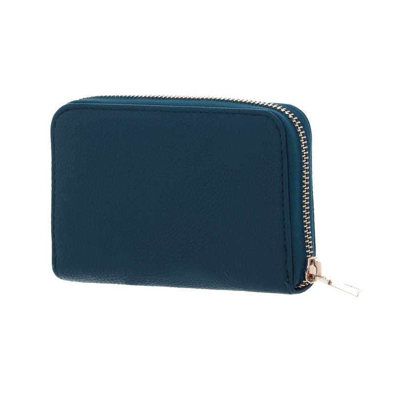 GUESS Meridian SLG Medium Zip Around Wallet Teal, teal, Elegant