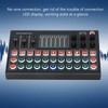 Voice Changer Sound Board LED Display Noise Reduction Bluetooth Dual