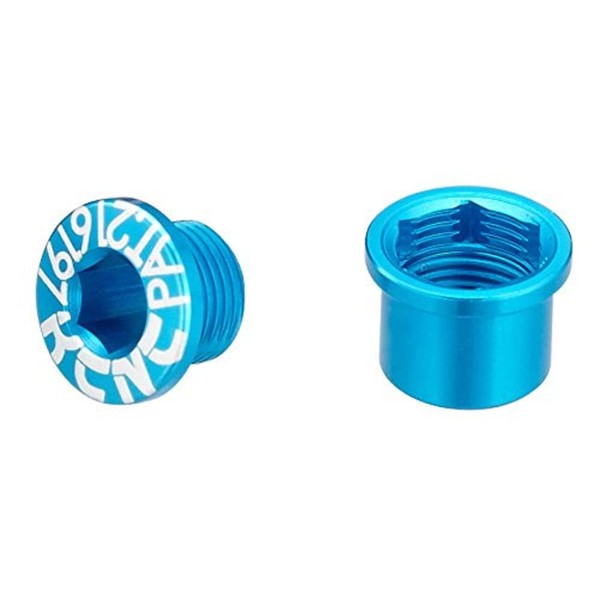 2013 KCNC Chainring Bolts Blue Short (to fit single ring) x 5 (Road)