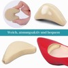 Sibba 5 Pairs Heel Pads Heel Grips Shoe Filler Toe