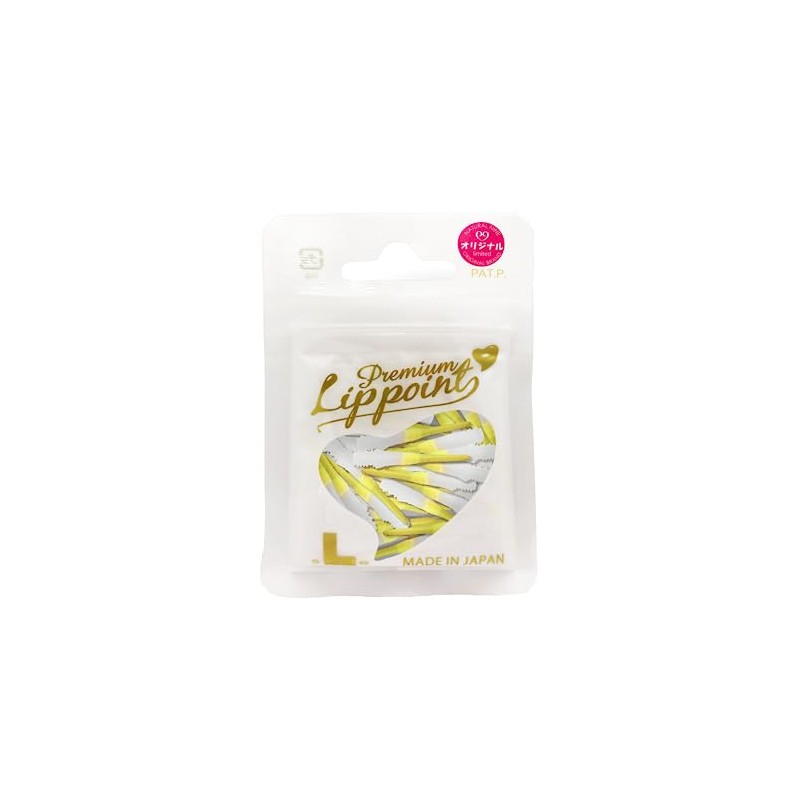 L-Style Premium Lippoint N9 TwinColor White Pack of 30 Yellow