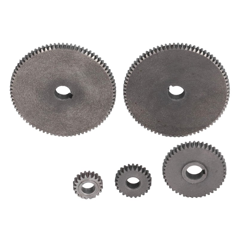 5pcs Lathe Gear Metal Mini T80-T45-T25-T20 Accessory Replacement Kit Kit