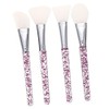 4pcs Silicone Face Mask Applicator Ergonomic Brushes for Easy Application Comfortable Handle Skin-friendly Silicone Heads for Sensitive Areas Like Eyes and Nose