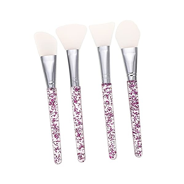 4pcs Silicone Face Mask Applicator Ergonomic Brushes for Easy Application