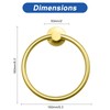 ieron Round Towel Hanger, Multifunctional Hook, Bath Ring Hand Towel