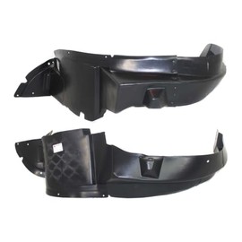 For Chevy HHR 2006 07 08 09 10 2011 Fender Liner Driver and Passenger Side | Pair | Front | Plastic | Replacement For GM1248180, GM1249180 | 22714693, 15856031
