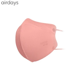 AIRDAYS KF94 Color Fit Mask Round Fit 50ea, Color#$%Size:LIGHT PINK-S