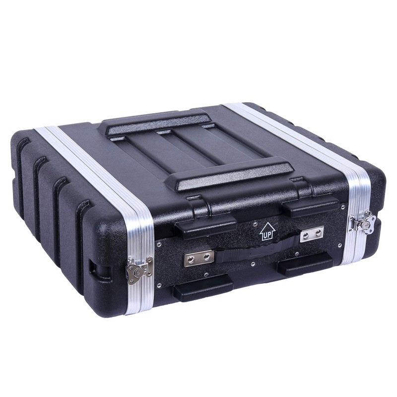 Crossrock Stackable 3U Rack Case, Strong Molded with Heavy Duty