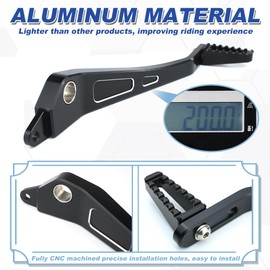 REARACE Motorcycle Rear Brake Pedal Foot Brake Lever Fit for Royal Enfield Interceptor 650 2018-2024 Adjustable Brake Pedal Foot Lever