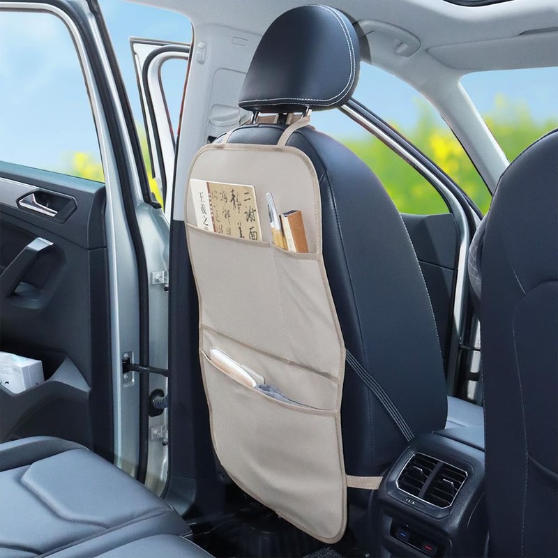 pefirst Kick Mat Back Seat Protector Waterproof Leather Car Seat