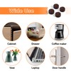 Felt Cabinet Door Bumpers - Small Felt Pads for Cabinet