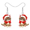 DALANE Acrylic Christmas Gifts Hat Cat Earrings Dangle Drop Cute
