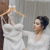 Honeydak Wood Bridal Hanger for Wedding Dress,Natural,Pearl