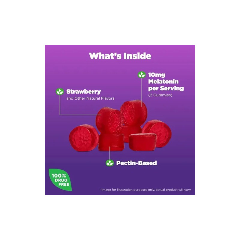 Natrol Gomitas De Melatonina Paquete De 3 - 270 Gomitas