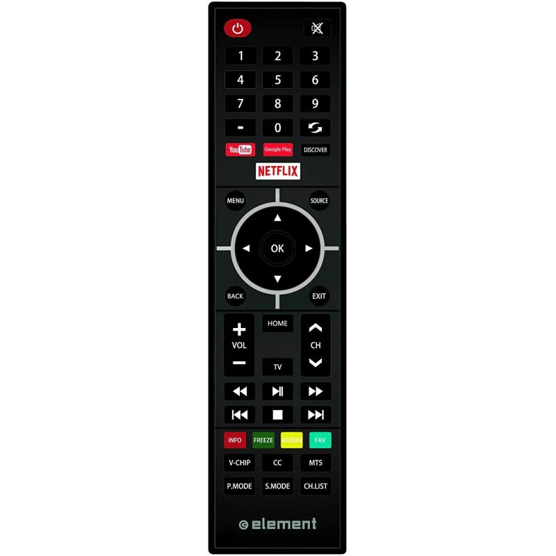 Element Genuine Element Smart TV V2 Discover Remote for Element