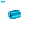 PATIKIL 6pcs M3 Metal Threaded Standoff Spacer Nuts, Round Aluminum