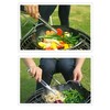 Camping Moon SJ10 BBQ Tongs, Tabletop Tongs, Stainless Steel, Charcoal