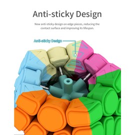 Bokefenuo Cuber Moyu Meilong M Magnetic Megaminx 3 x 3 Speed Cube Toys for Kids MFJS Meilong Megaminx M Puzzle Magic Cube