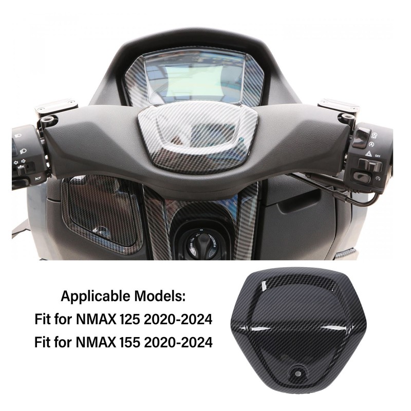 Motorcycle Handle Center Cover Carbon Fiber Style UV Protection Handle