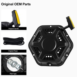 Original Pull Start Assembly for Champion 389cc 420cc 439cc 459cc 5000 6500 7000 7500 8000 9200 Watt 11hp 13hp Engine CPE Generator Water Pump Pressure Washer Recoil Starter Pull Cord Replacement