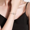 YAFEINI Gänseblümchen Armband 925 Sterling Silber Gänseblümchen Anhänger Schmuck für