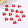 WRBAJIS 20Pcs Small Cherry Hair Clips Mini Cherry Hair Claw