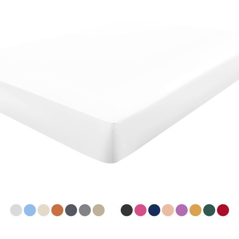 Hafaa Single Fitted Sheet – Easy Care 25 cm Deep