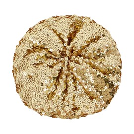 Erinaco Women Girls Sparkly Sequin Beret Glitter Stretch Vintage Hat Beanie Cap Headwear for Danicng Party Festival Halloween