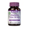 Bluebonnet Nutrition, Chelated Iron, 18 mg, 90 Vcaps by Bluebonnet