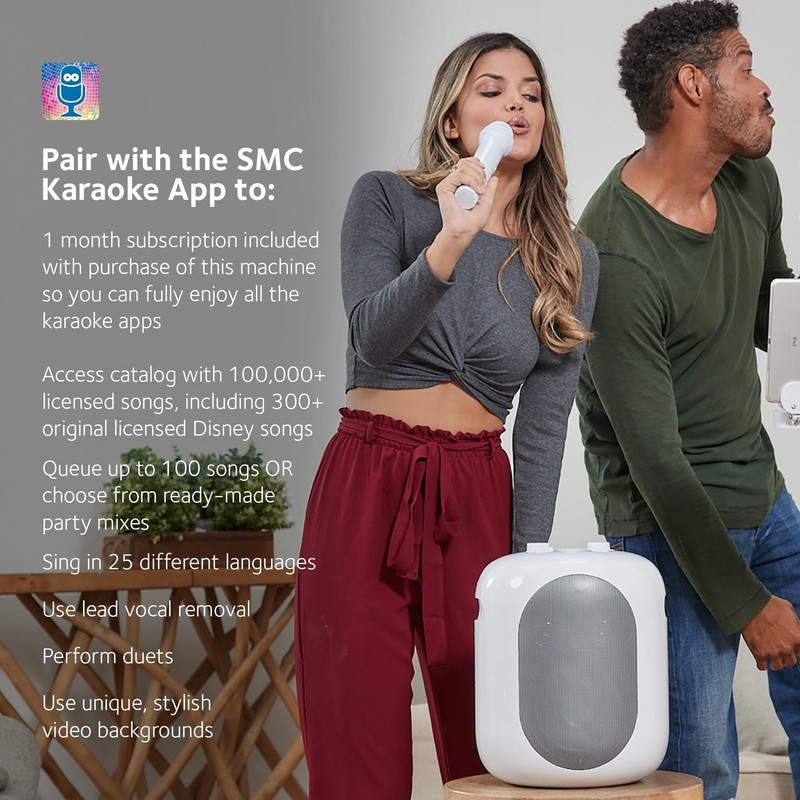 Singing Machine SMC2040S Ultimate Karaoke System, 50 watts System, Sing