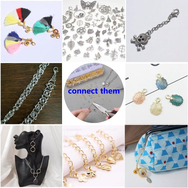 Open Jump Ring and Lobster Clasp Kit Jump Rings for