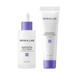 SKIN & LAB Barrier Dam, Milky Serum, 1.7 fl oz (50 ml) + Barrier Dam, Moist Cream, 1.7 fl oz (50 ml), Set of 2
