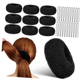 Mikinona 1 Set Hair Bun Maker Donut Buns Shaped Clips for Women Versatile Hair Accessories Strong Safe Durable Materials