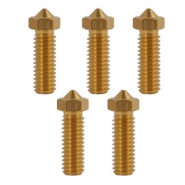 3D Printer Nozzle 0.4 mm Compatible with Anycubic Kobra 2 Series, High Speed and High Flow, Suitable for Kobra 2, Kobra 2 Neo, Kobra 2 Pro, Kobra 2 Plus, Kobra 2 Max (5Pcs)
