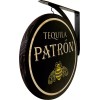 Patron Tequila Double Sided Wood Pub Sign