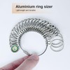 Ring Sizer UK,A-Z Ring Measurement Tool,Professional & Accurate Ring Gauge