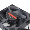 120mm Case Fan, 4pin PWM Silent Computer Fan, 3000RPM Double