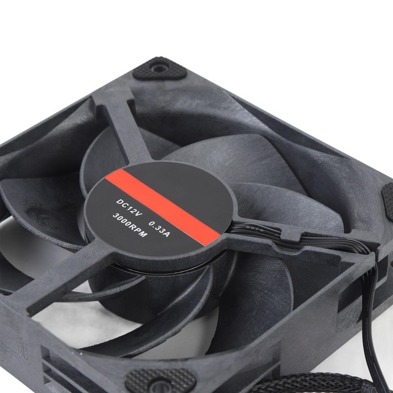 120mm Case Fan, 4pin PWM Silent Computer Fan, 3000RPM Double