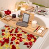 Temple Spring Wooden Bathtub Tray, Bamboo Bathroom Accessories, Bath Tray