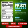 SweetGourmet Assorted Fruit Slices | Candy Fruit Jelly | Vegan,